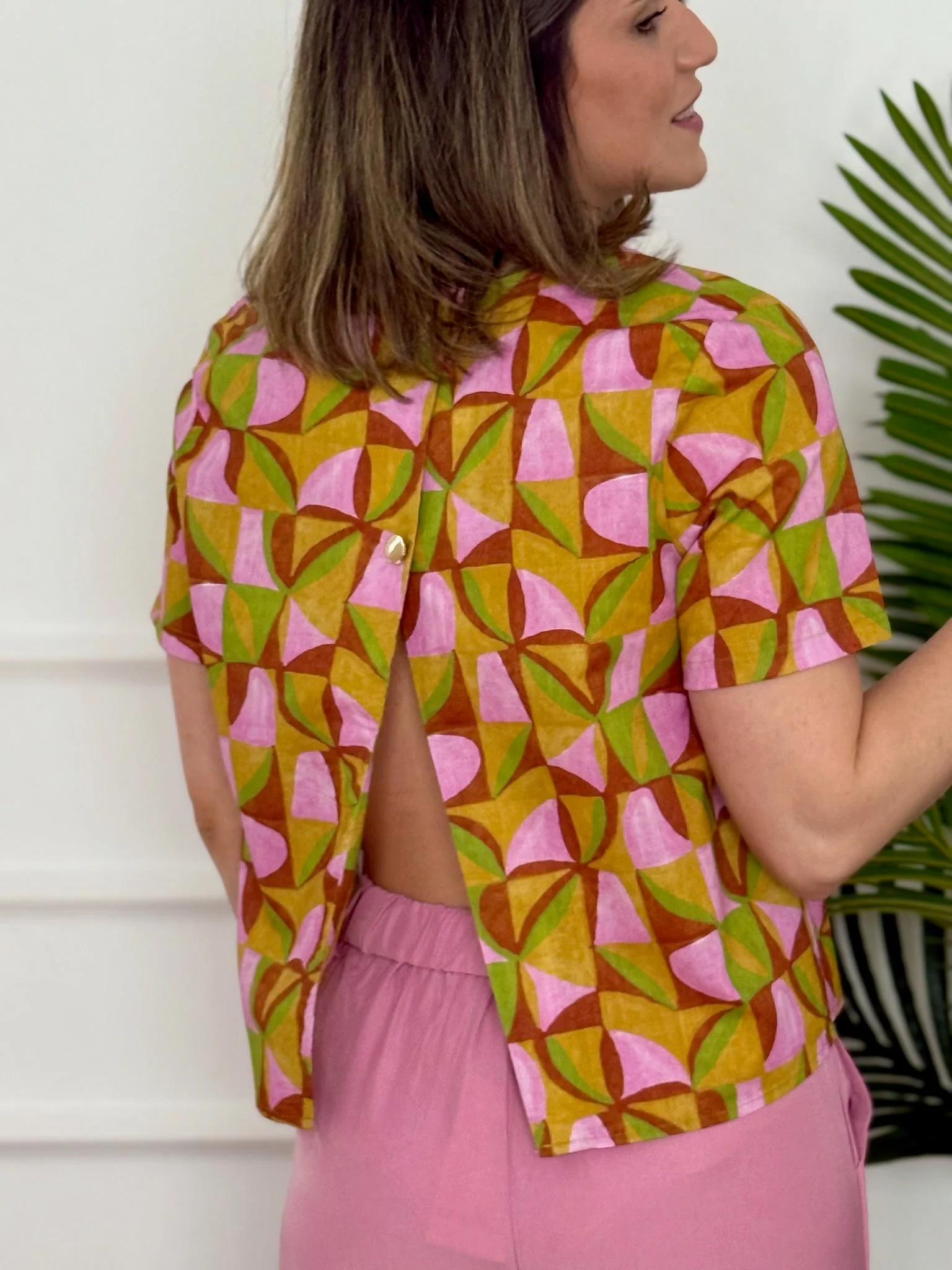 Blusa escote a pico | Menorca - Image 3