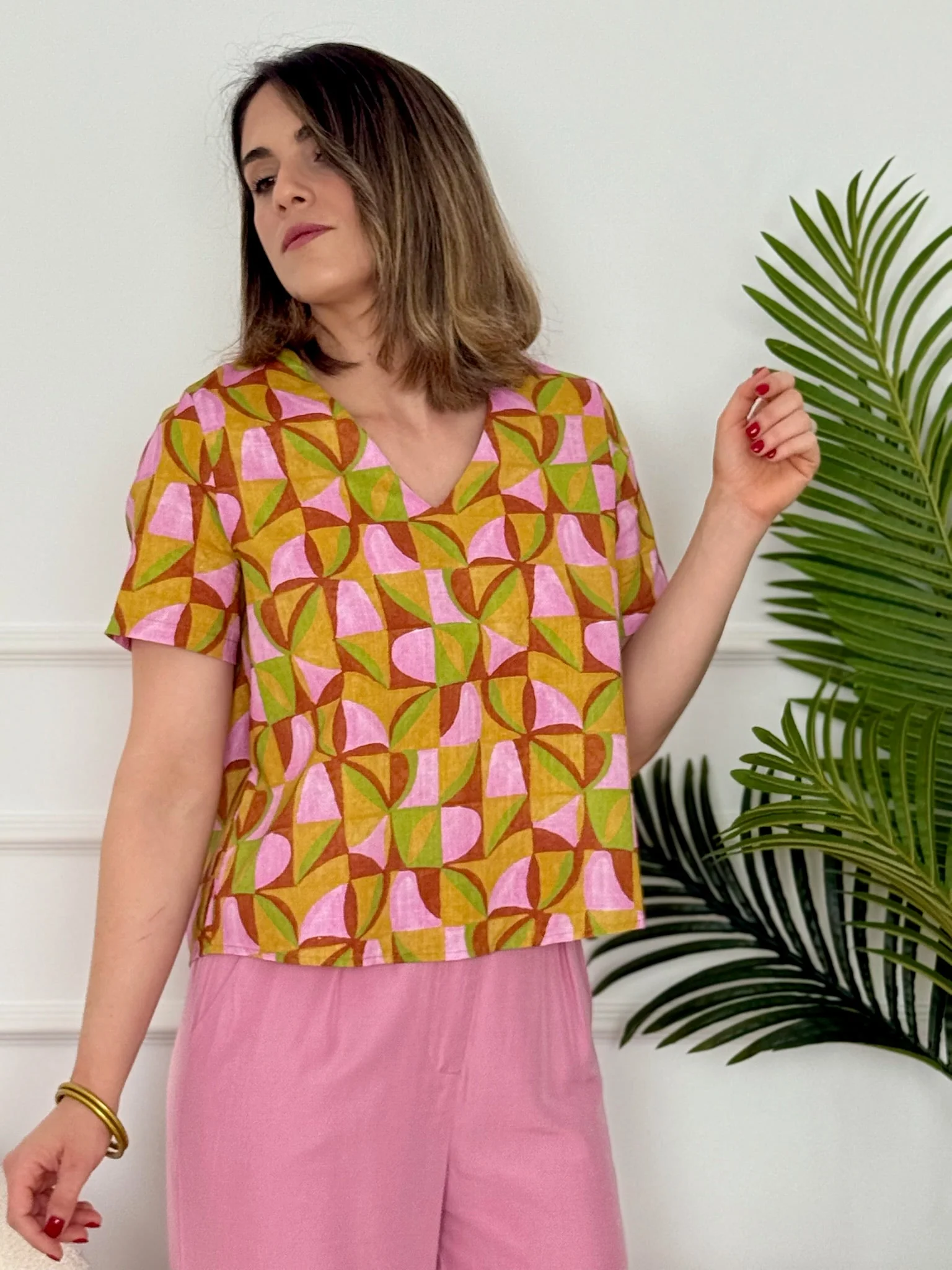 Blusa escote a pico | Menorca - Image 4