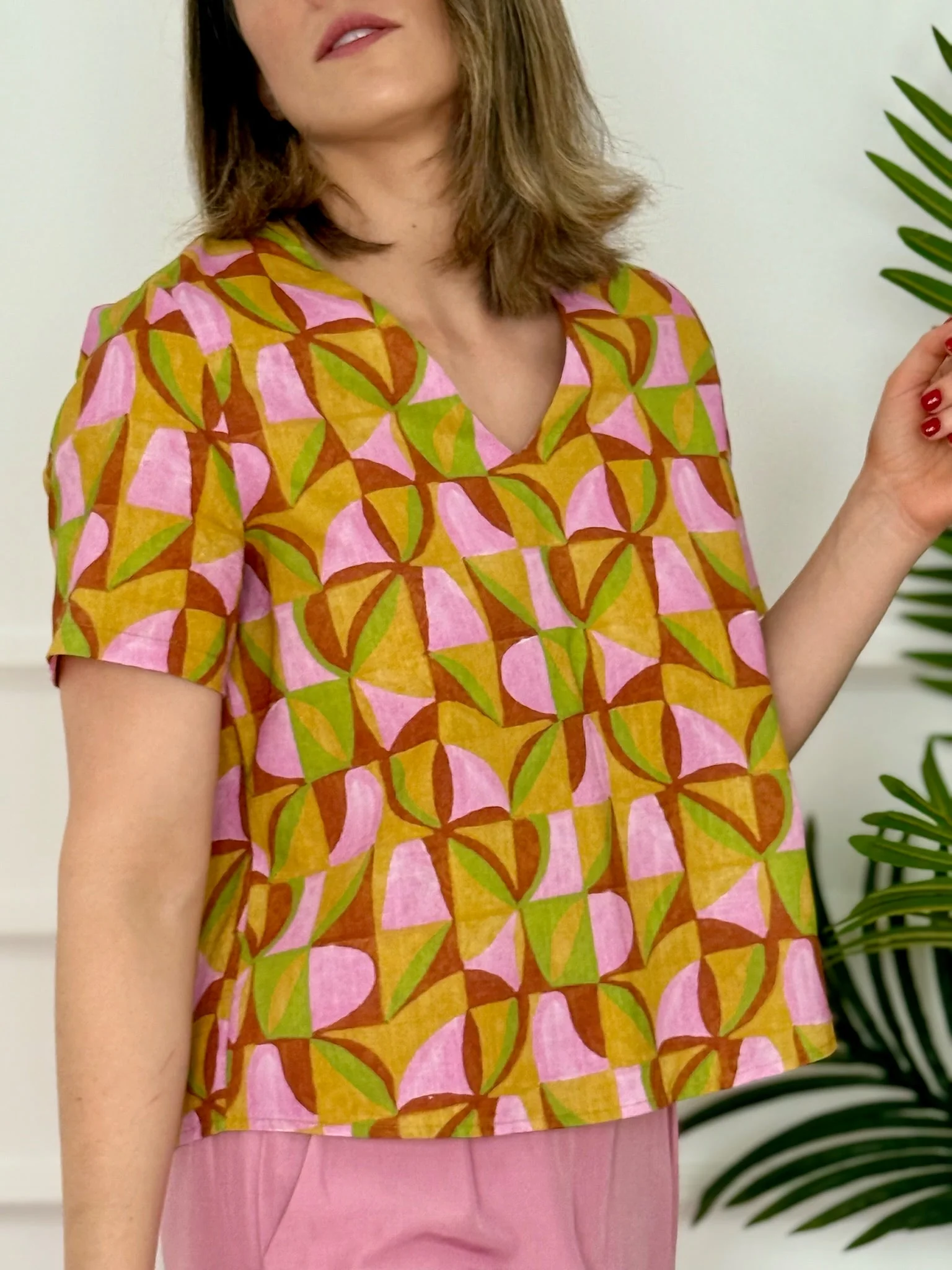 Blusa escote a pico | Menorca - Image 5