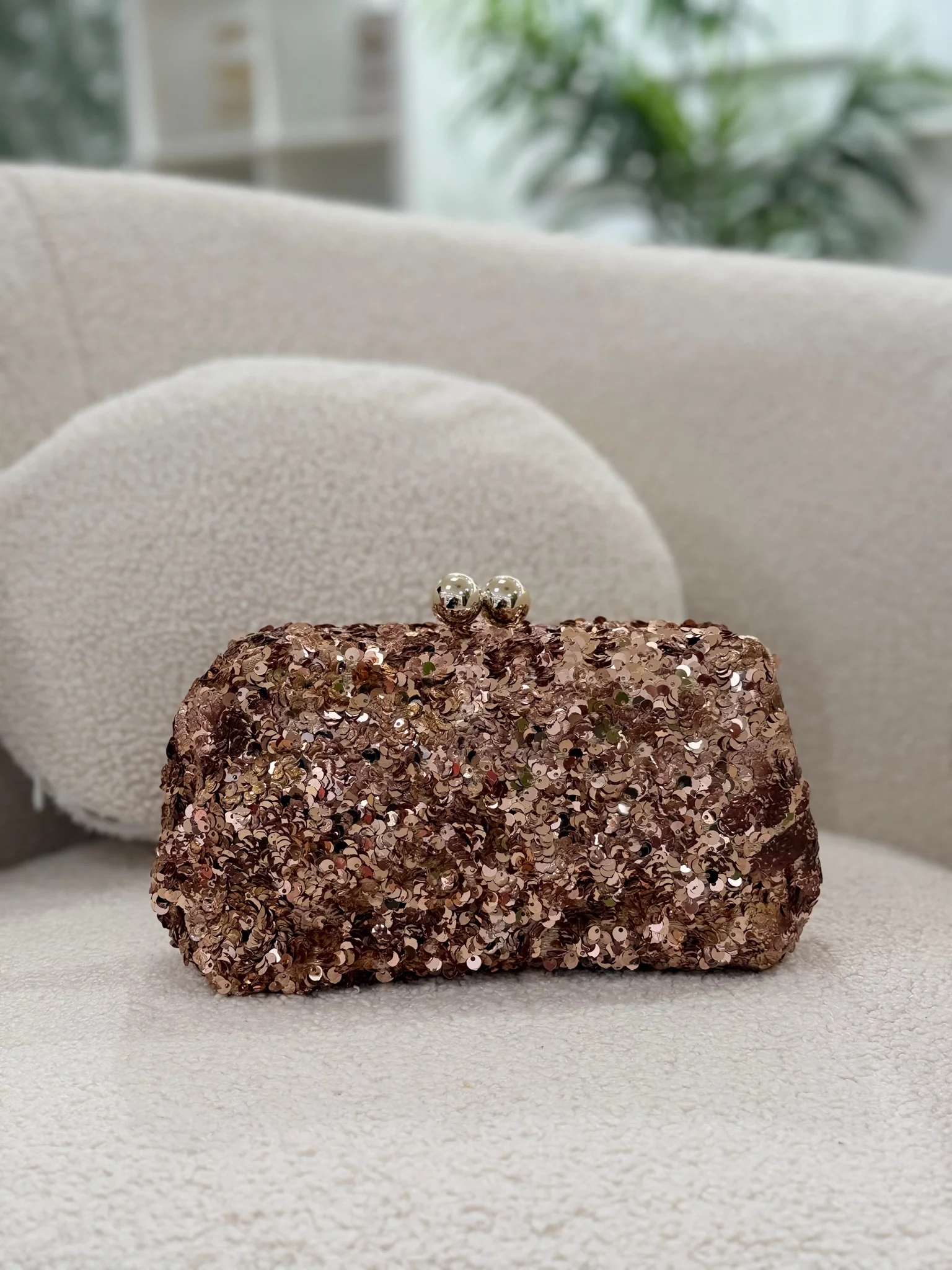 Bolso de lentejuelas cobre | Valeria - Image 4