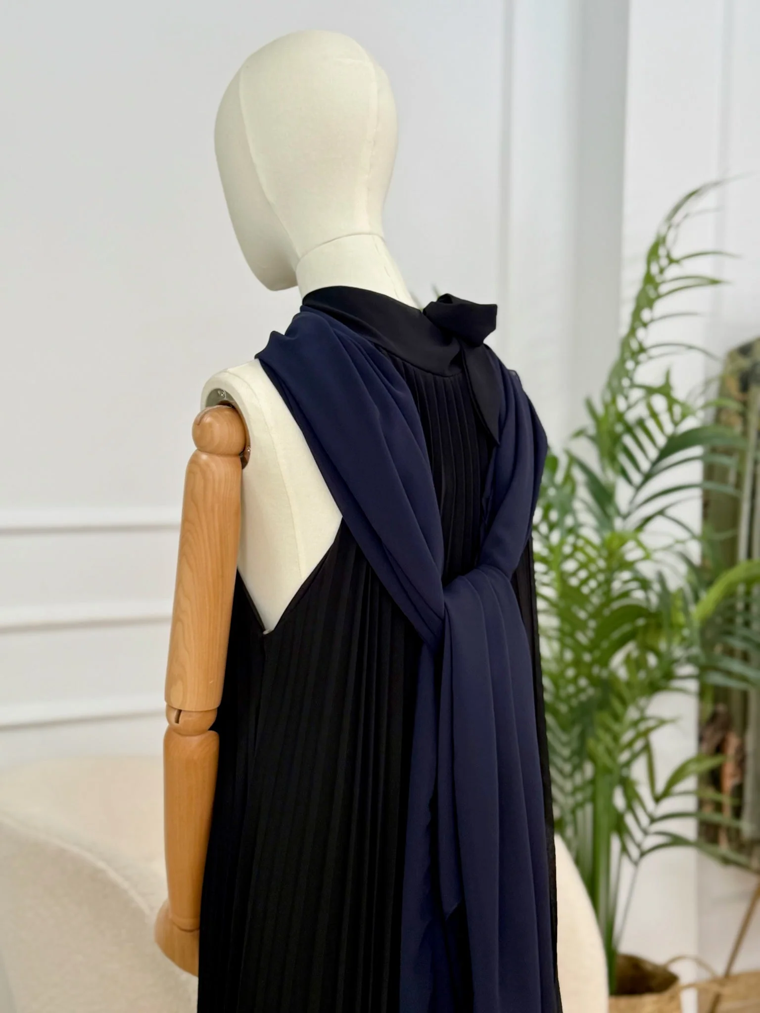 Chal de gasa Azul Marino | Chap - Image 4