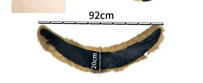 Estola pelo sintético blanca - Image 3