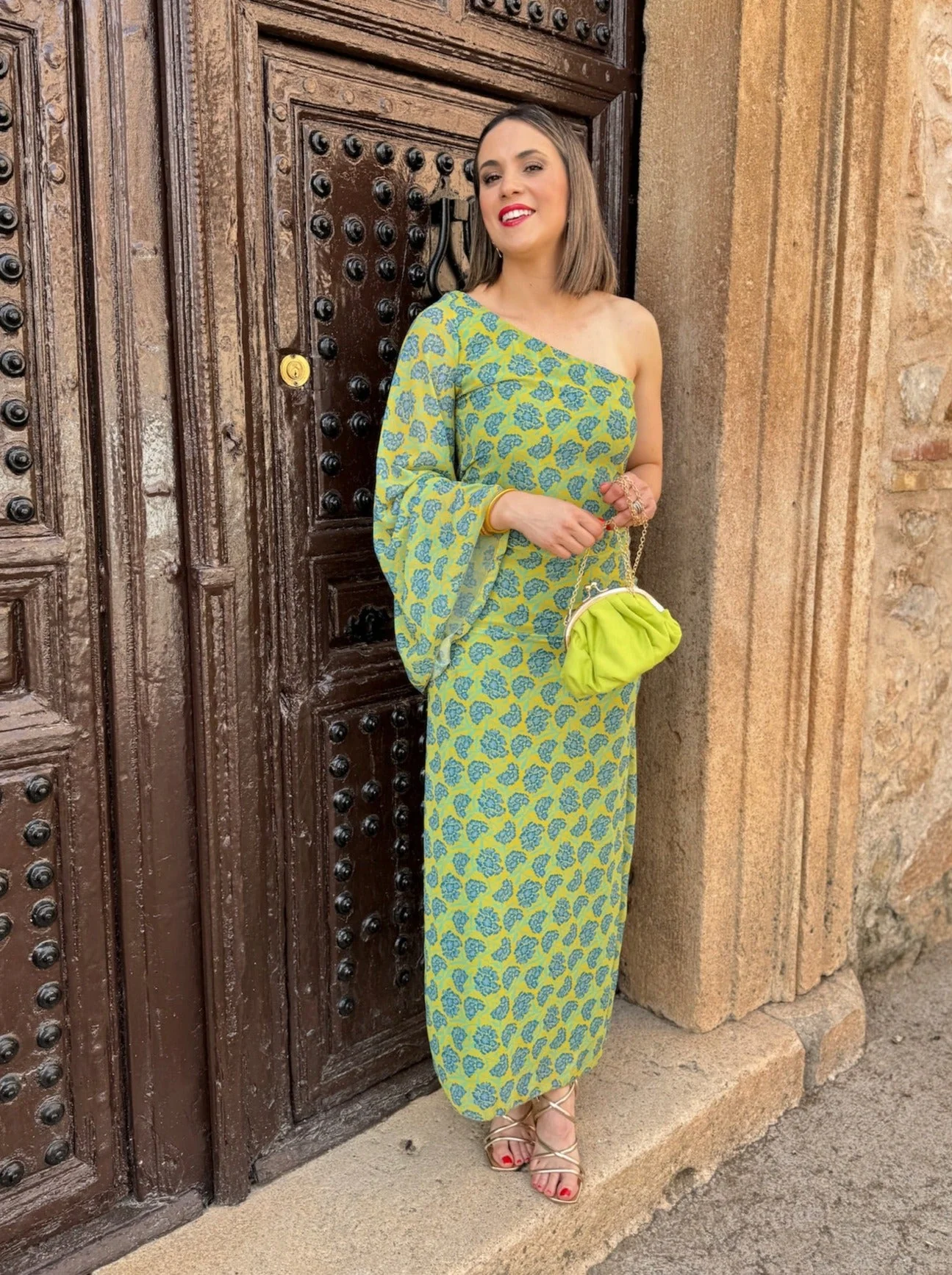 Vestido asimétrico | India - Image 4