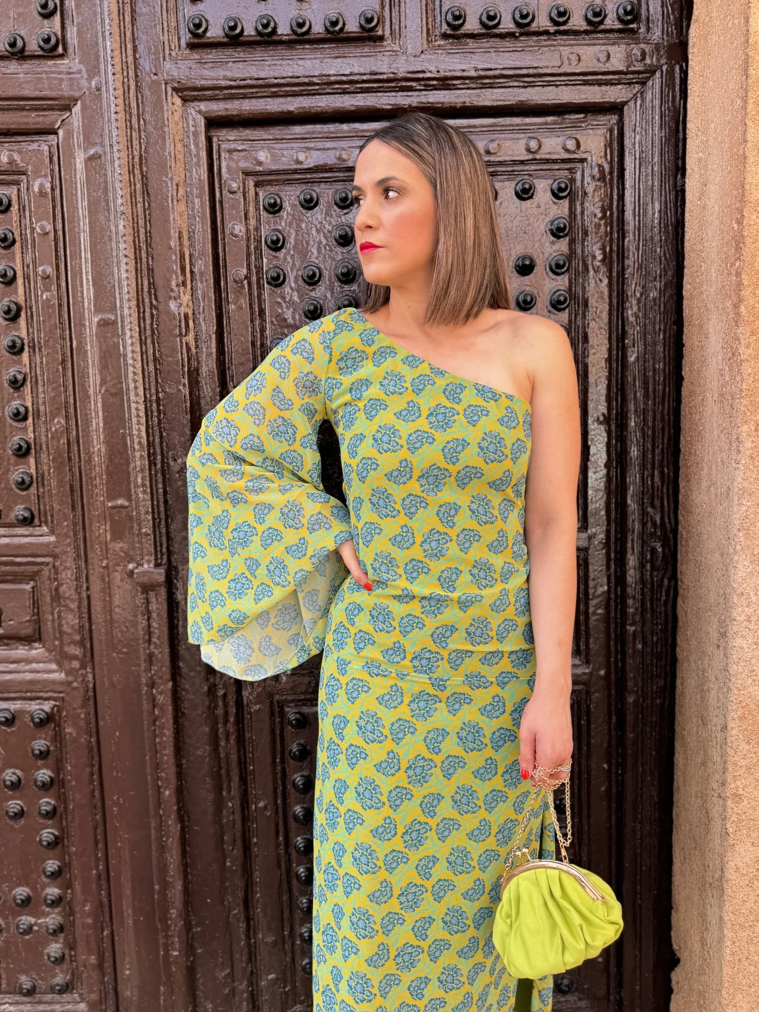 Vestido asimétrico | India - Image 5