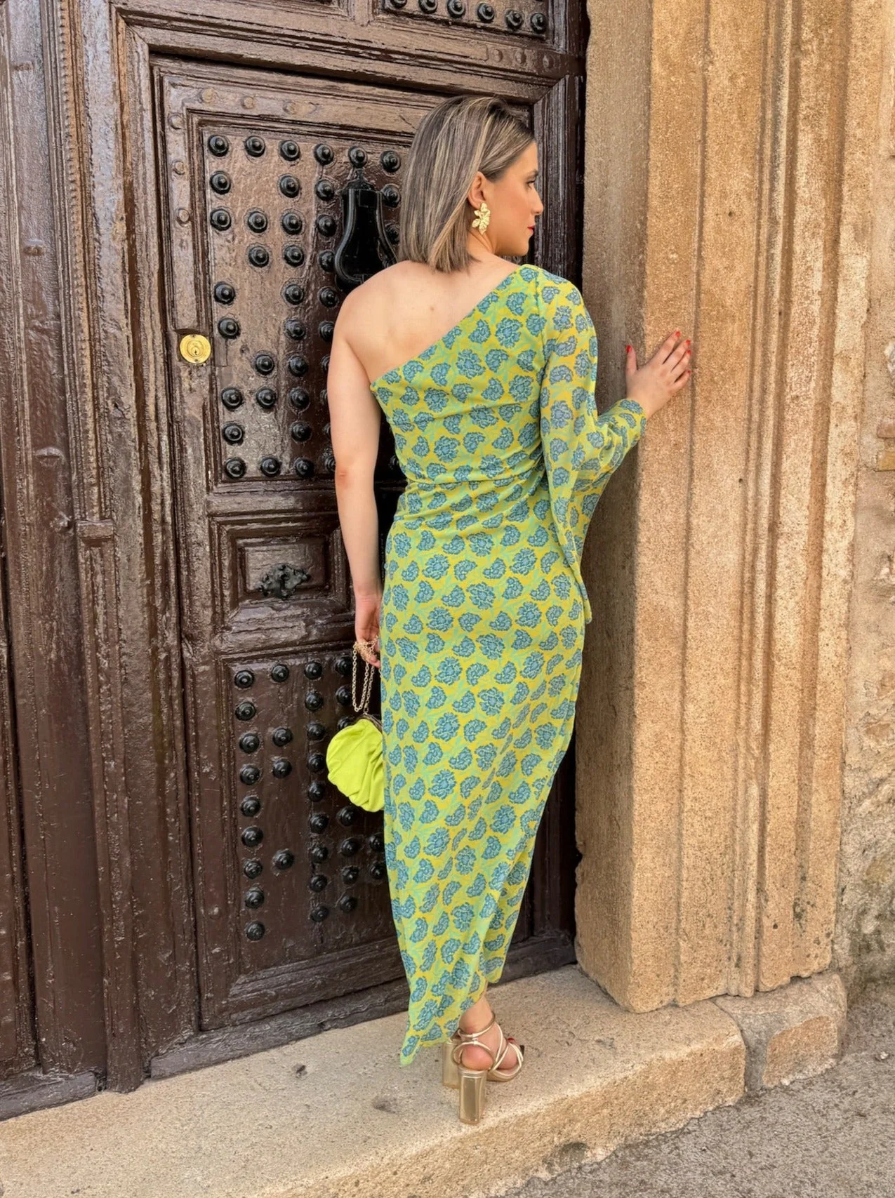 Vestido asimétrico | India - Image 6