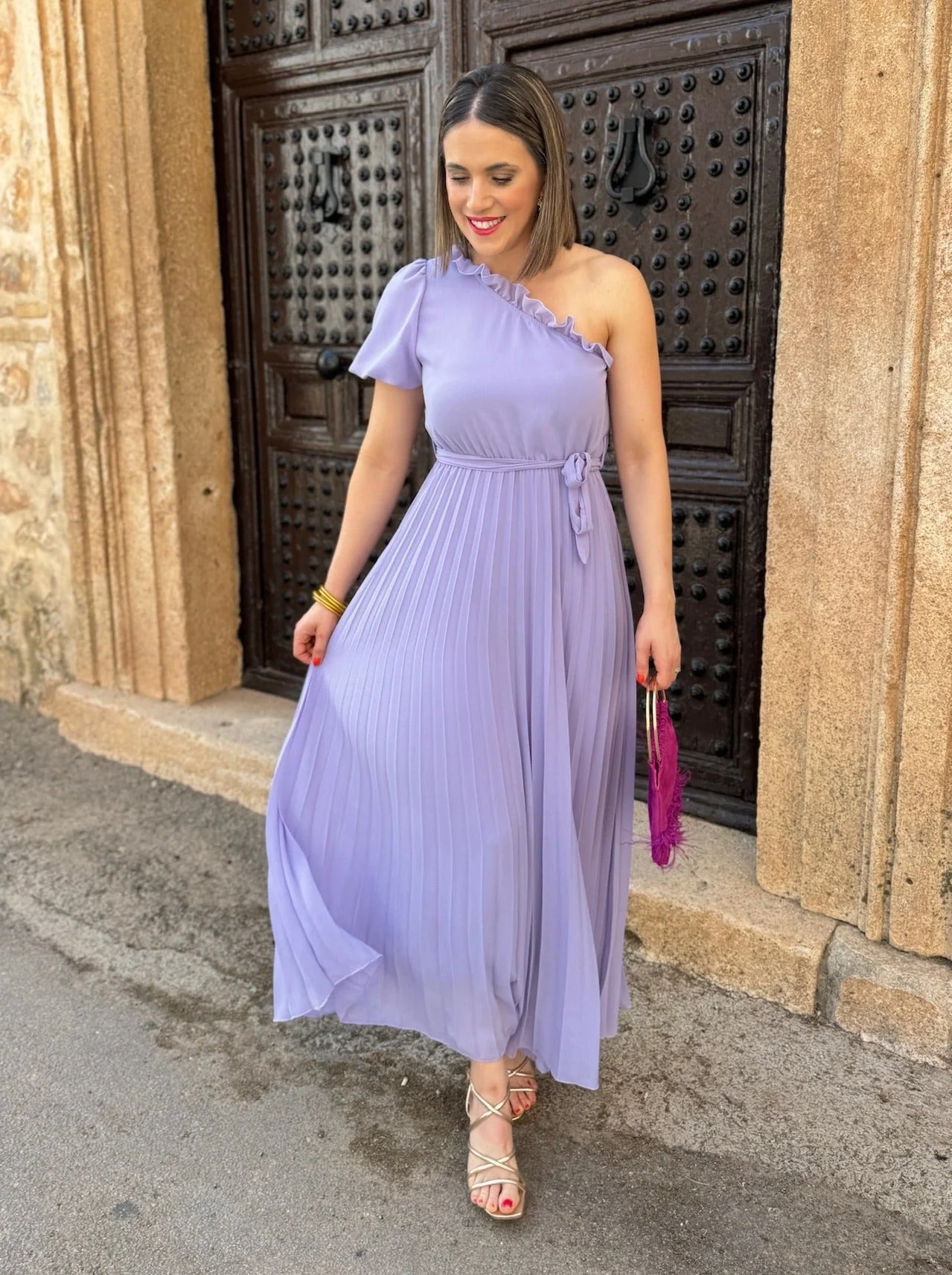 Vestido asimétrico lila | Venecia - Image 6