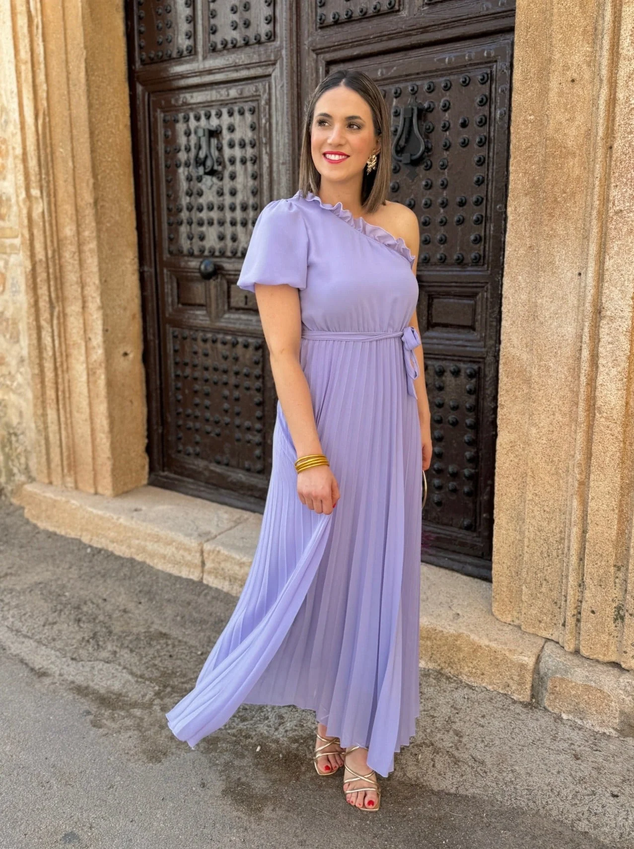 Vestido asimétrico lila | Venecia - Image 7