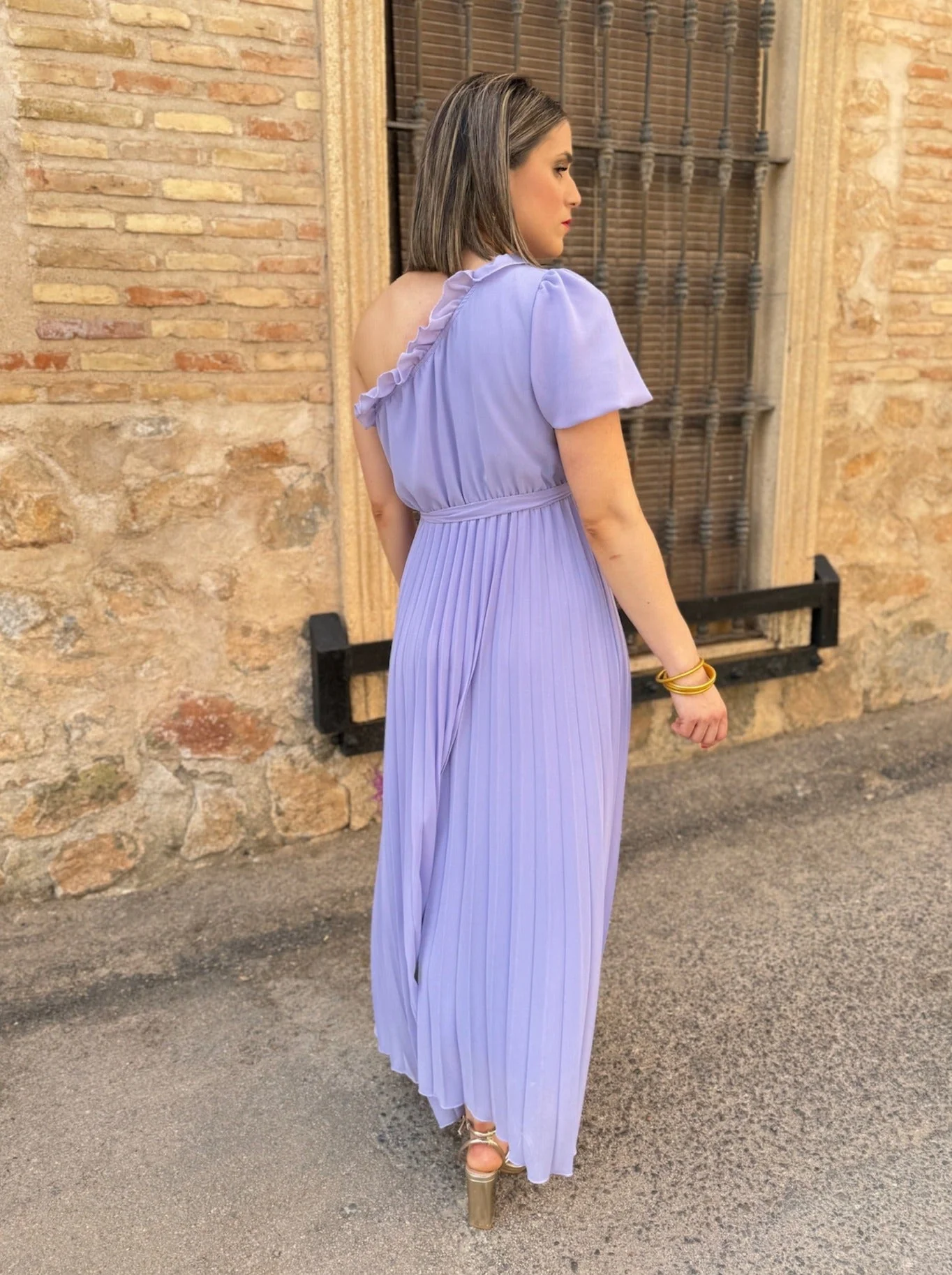 Vestido asimétrico lila | Venecia - Image 8