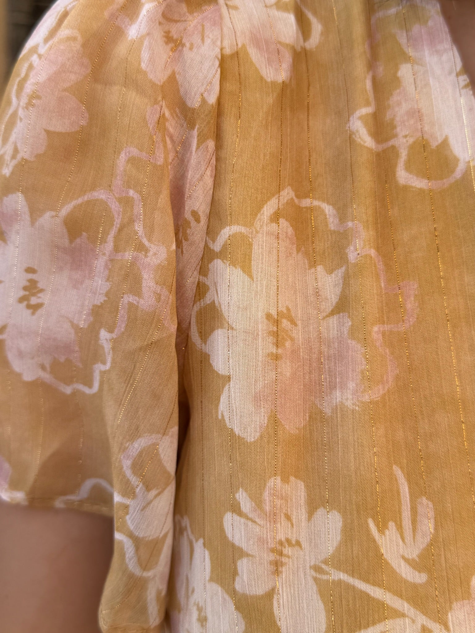 Vestido estampado amarillo | Zinerva - Image 7