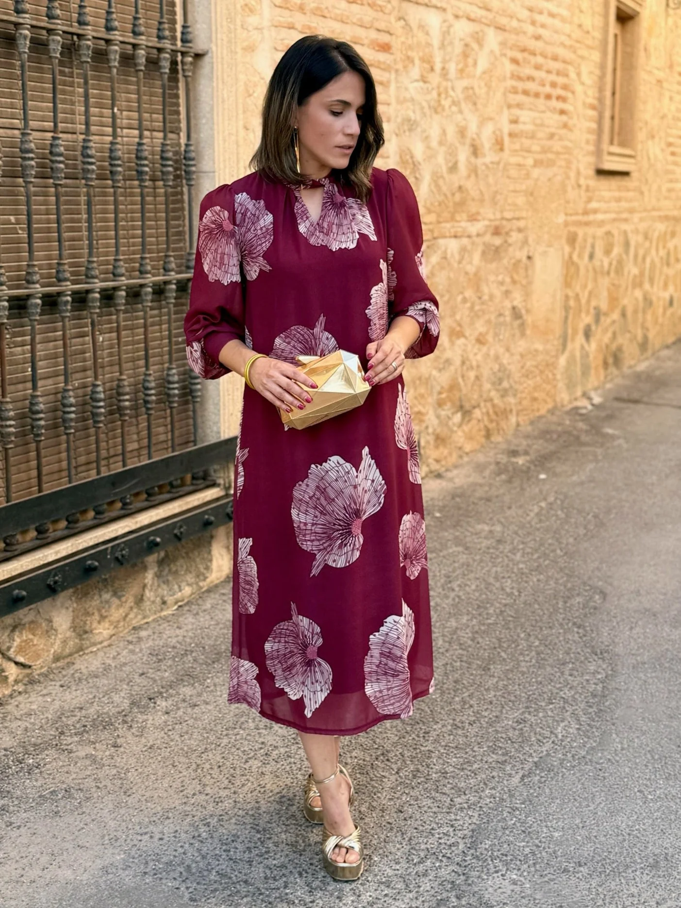 Vestido gasa estampado | Juliette - Image 3