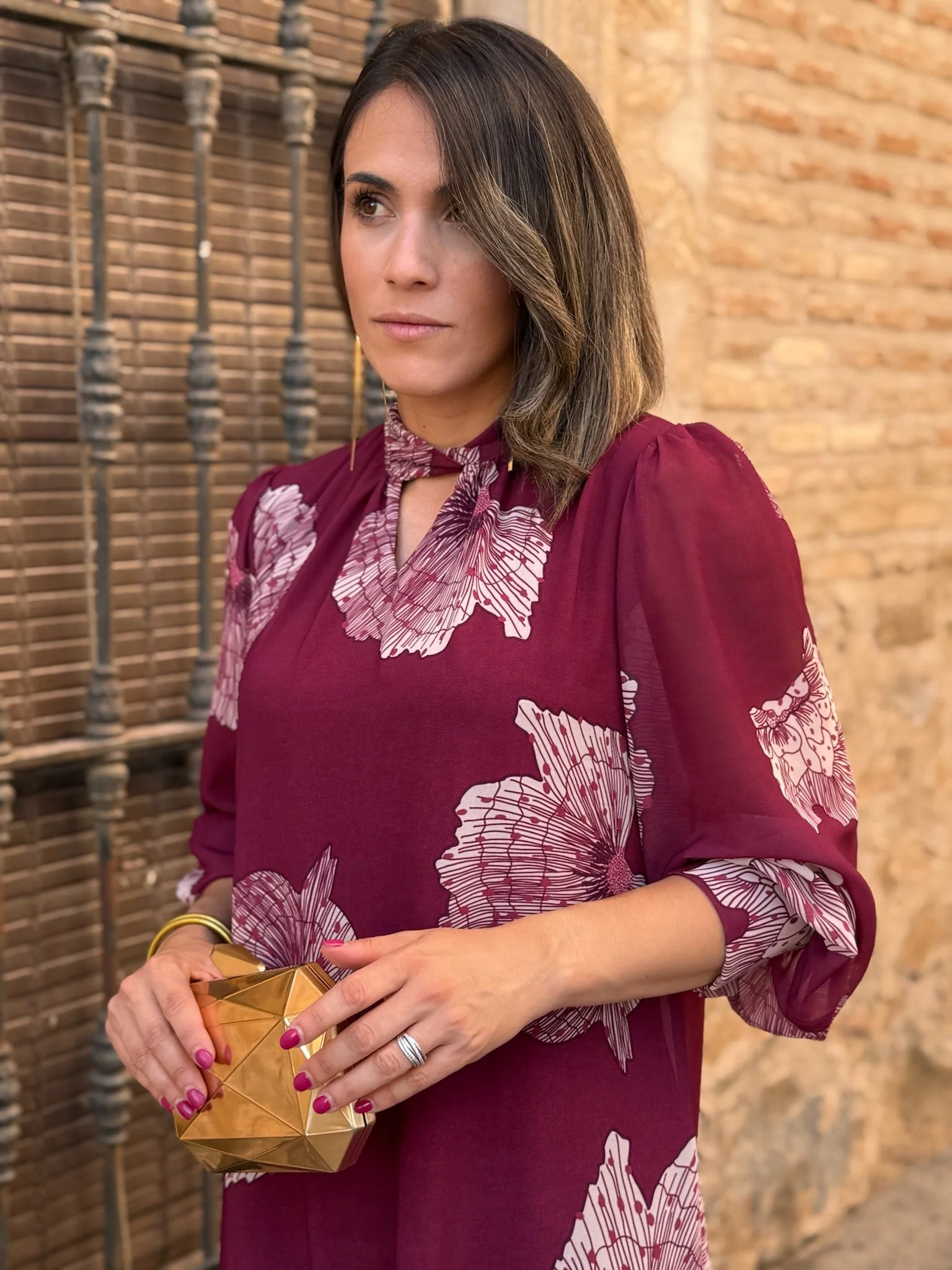 Vestido gasa estampado | Juliette - Image 7