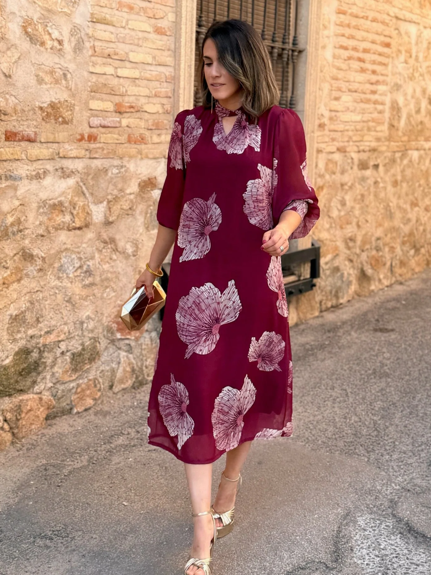 Vestido gasa estampado | Juliette - Image 8