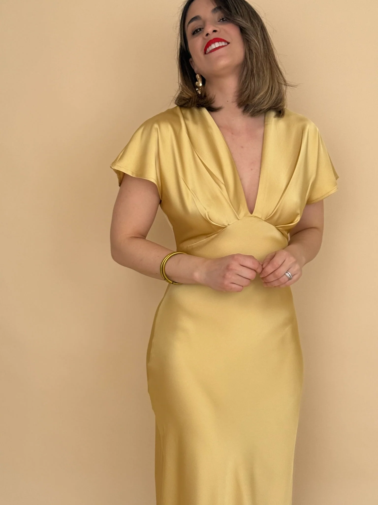 Vestido midi |  Carey - Image 3