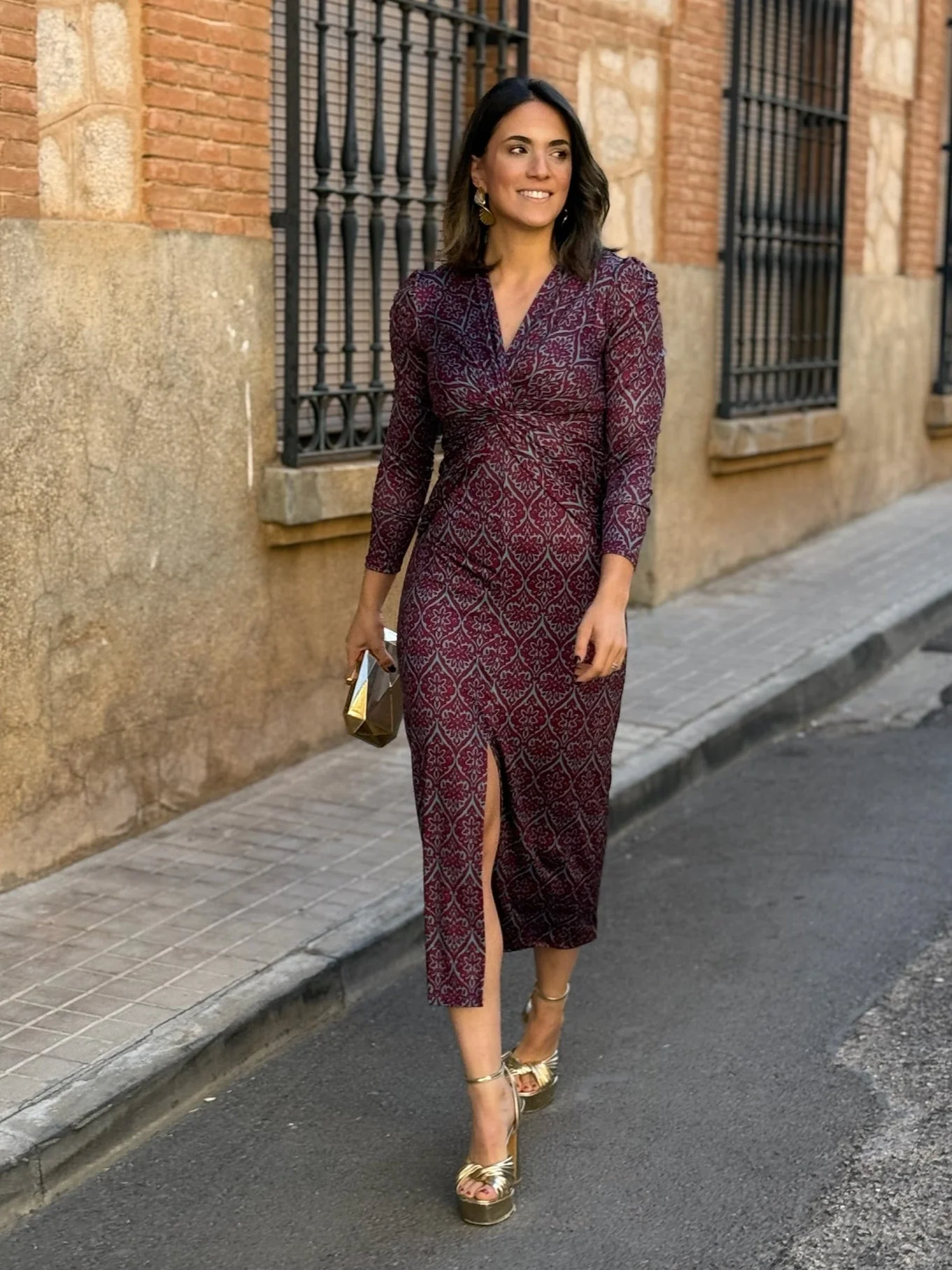 Vestido midi estampado | Michi - Image 6