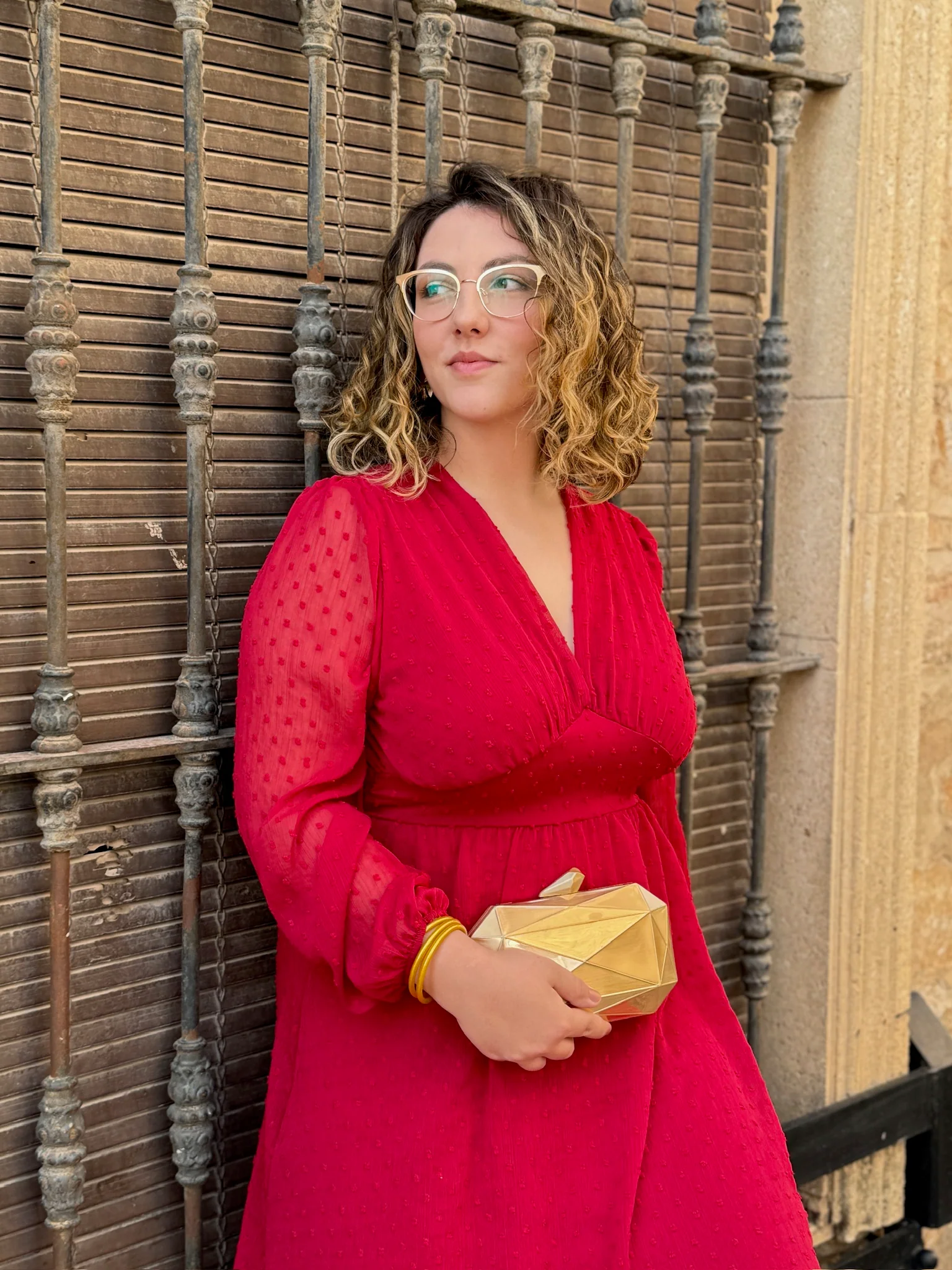 Vestido plumeti rojo | Selena - Image 7